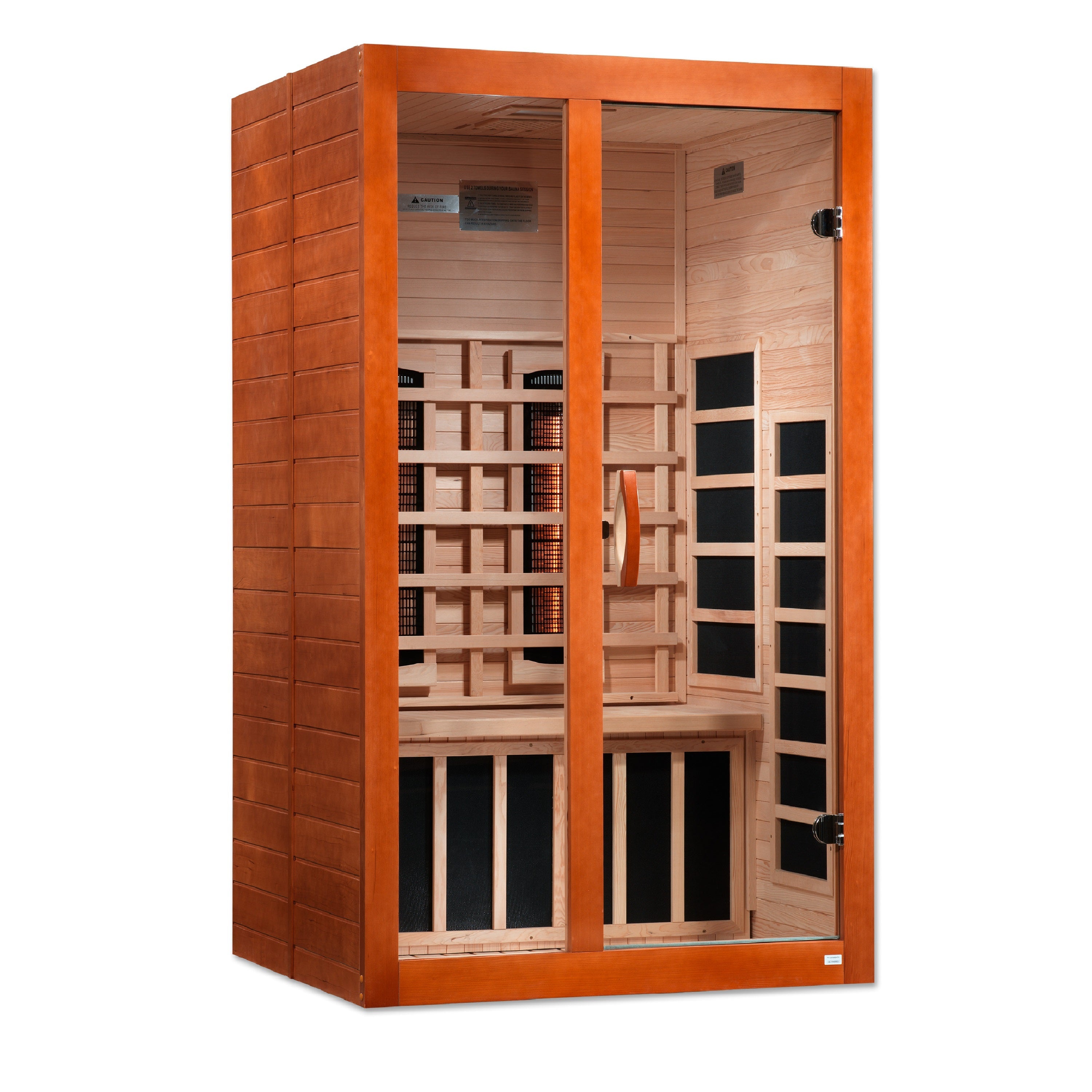 Golden Designs Santiago 2 Person Full Spectrum Infrared Sauna - Canadian Hemlock DYN-6209-03 FS