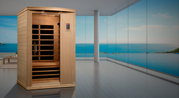 Golden Designs Venice Elite 2 Person Ultra Low EMF FAR Infrared Sauna