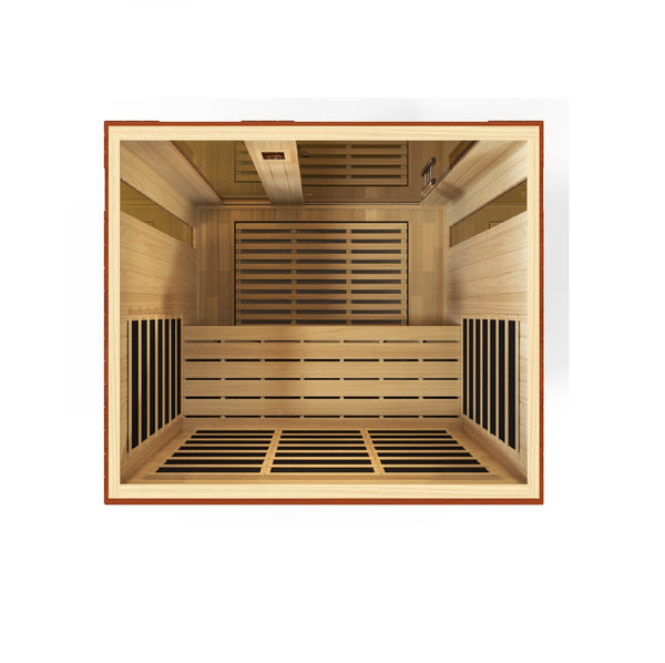 Golden Designs DYN-6330-01 Dynamic Low EMF Far Infrared Sauna, Palermo Edition