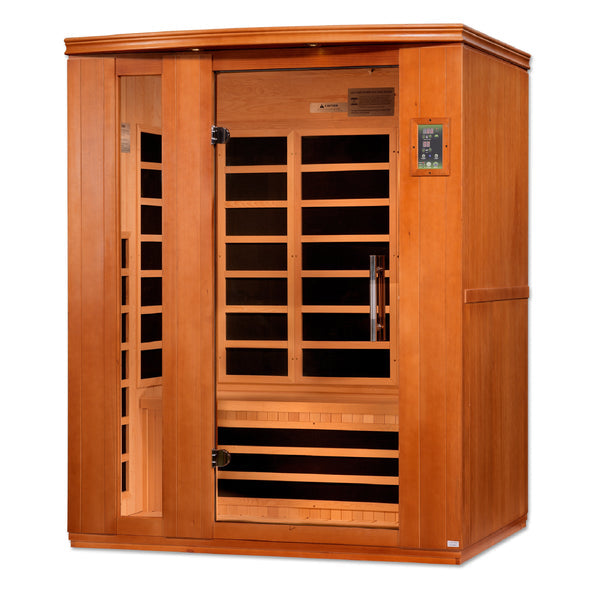 Golden Designs DYN-6336-01 Dynamic Low EMF Far Infrared Sauna, Lugano Edition