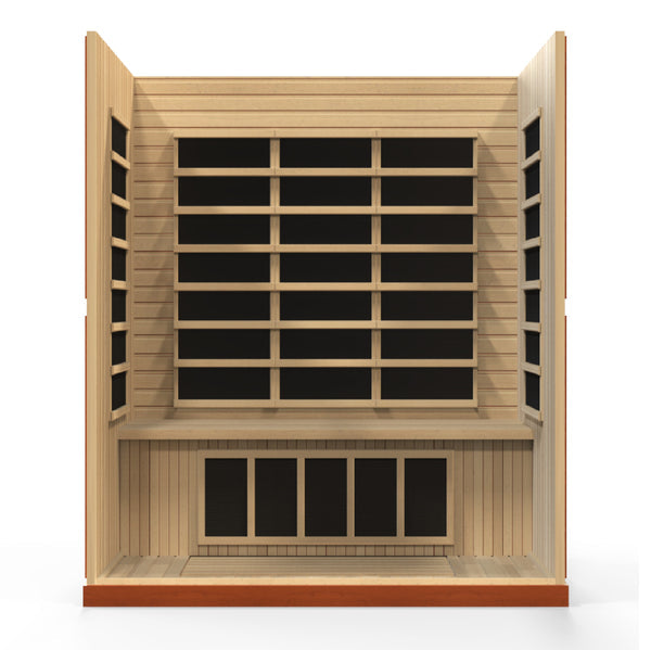 Golden Designs DYN-6440-01 Dynamic Low EMF Far Infrared Sauna, Bergamo Edition