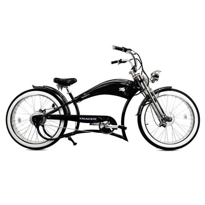 Tracer 500W 26" Twenty5 GTS Cruiser Electric Bike MB-EB-TWENTY5-GTS-BK/ PLS