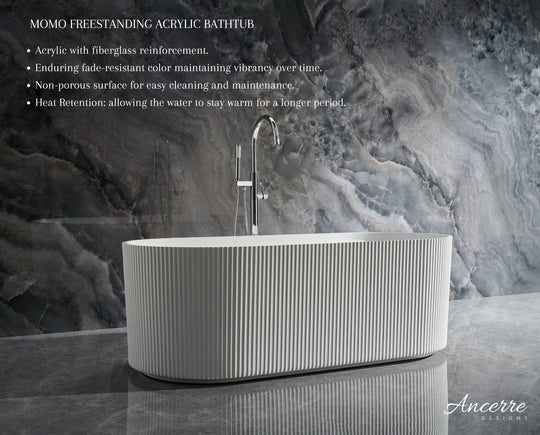 Ancerre Designs Momo Freestanding Acrylic Bathtub