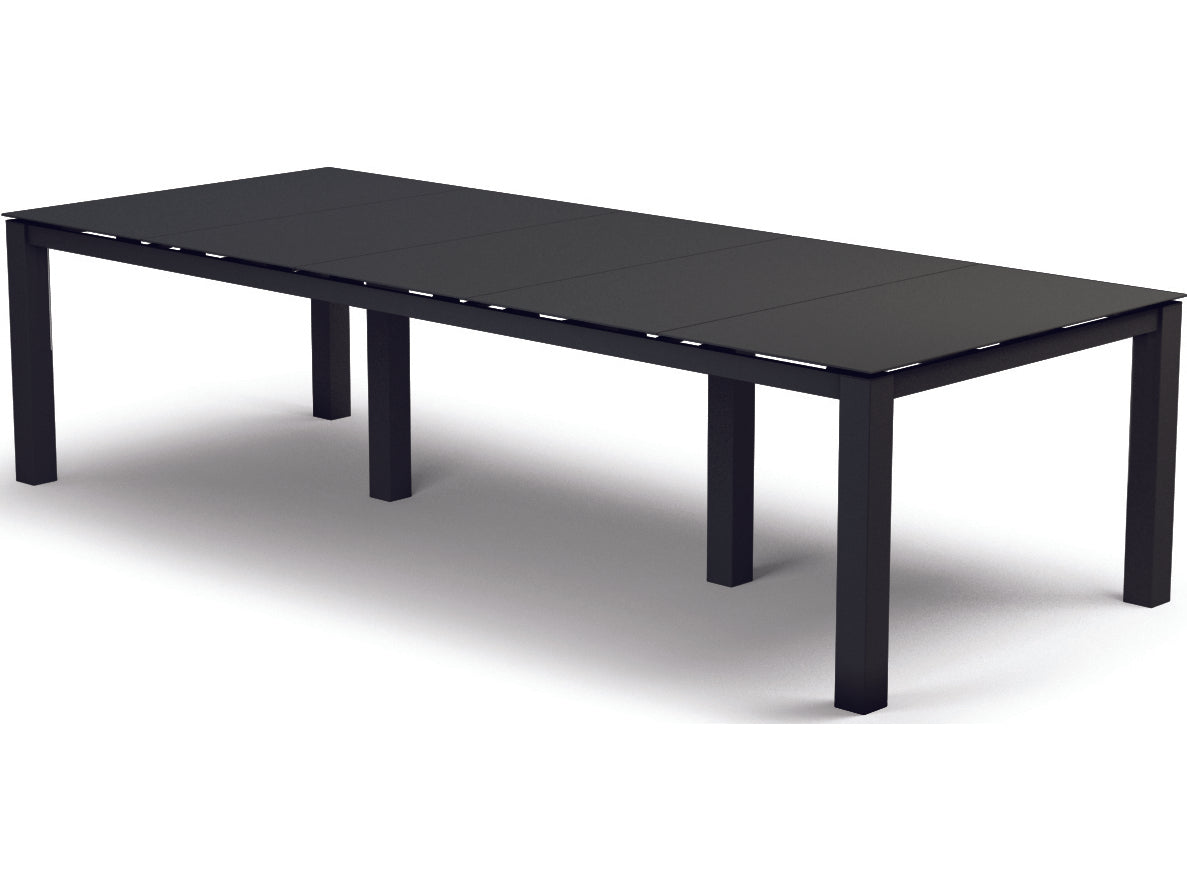 Homecrest Mode Aluminum 110''W x 44''D Rectangular Dining Table