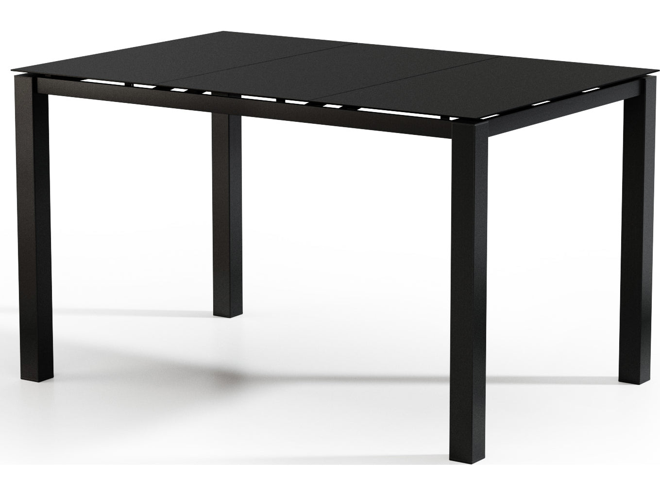 Homecrest Mode Aluminum 66''W x 44''D Rectangular Bar Table