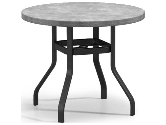 Homecrest Concrete Aluminum 42'' Round Counter Table