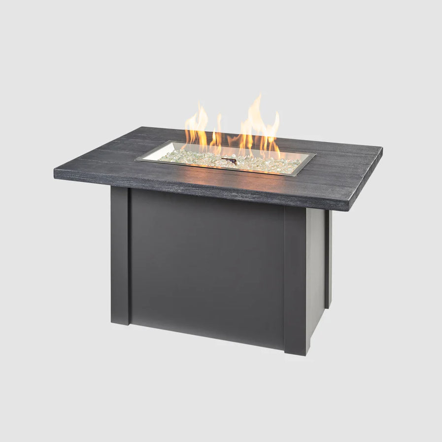 Outdoor Greatroom Havenwood 44-Inch Rectangular Gas Fire Pit Table HWDG-1224-K