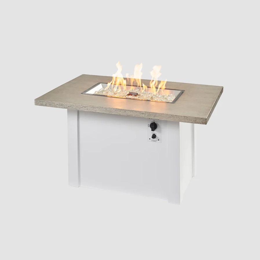 Outdoor Greatroom Havenwood 44-Inch Rectangular Gas Fire Pit Table HWDG-1224-K