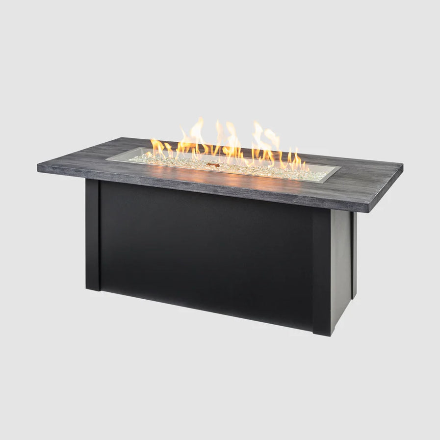 Outdoor Greatroom Havenwood 62-Inch Rectangular Gas Fire Pit Table HWPG1242DLP-K