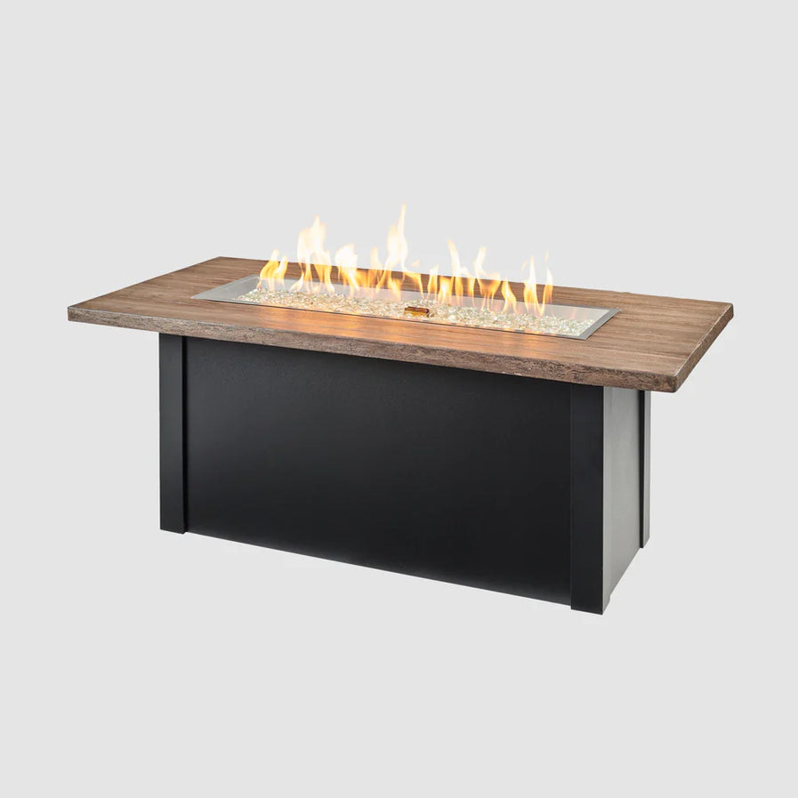 Outdoor Greatroom Havenwood 62-Inch Rectangular Gas Fire Pit Table HWPG1242DLP-K