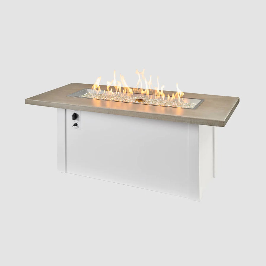 Outdoor Greatroom Havenwood 62-Inch Rectangular Gas Fire Pit Table HWPG1242DLP-K