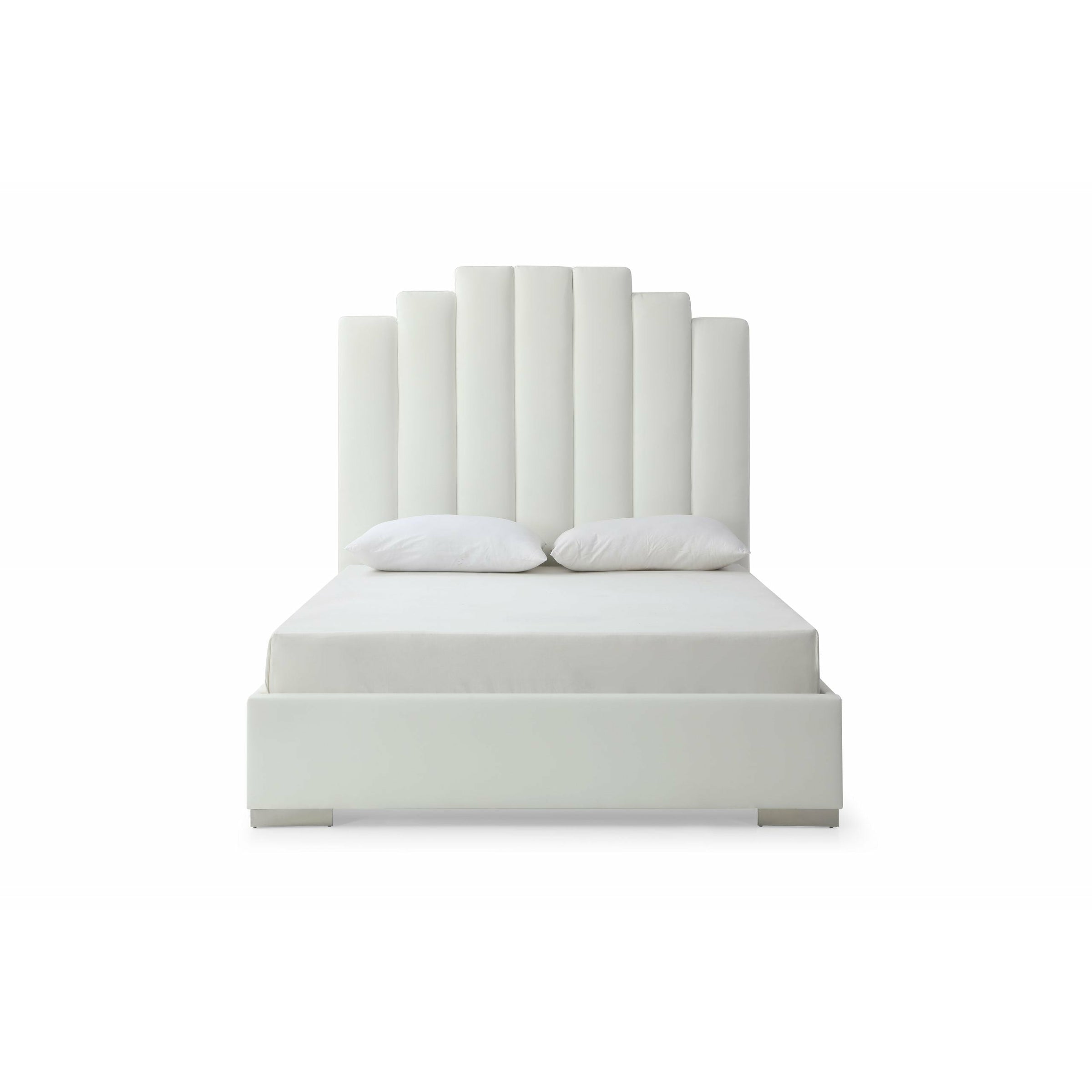 Whiteline Modern Living - Jordan Queen Bed BQ1688F-GRY