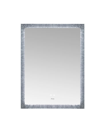 Ancerre Designs Frysta Led Frameless Rectangular Mirror Lighted Bathroom Vanity With Dimmer And Defogger