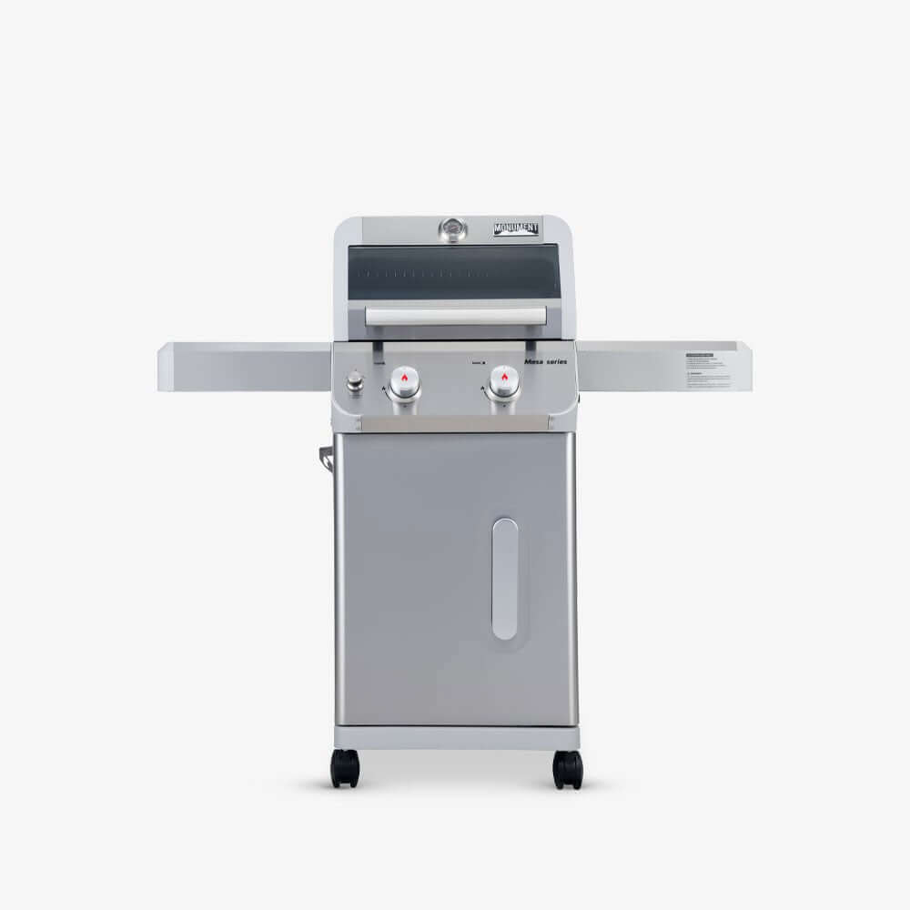 Monument Grills Mesa 200S Stainless Gas Grill 2 Burners Liquid Propane Gas