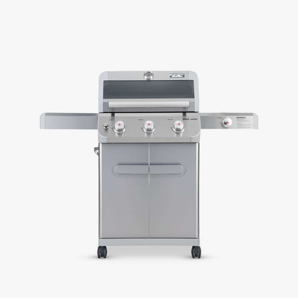 Monument Grills Mesa 305 Stainless Gas Grill 3 Burners  Liquid Propane Gas