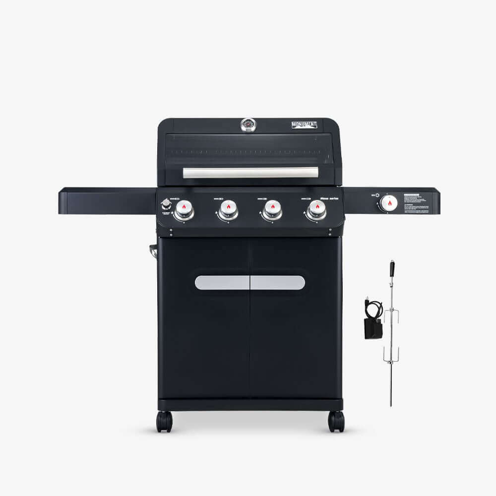 Monument Grills Mesa 425 Black Gas Grill 110.0 lb