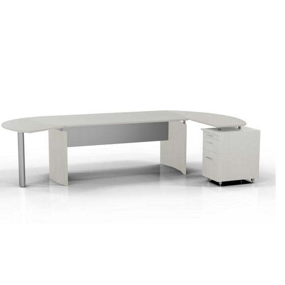 Safco Contemporary L-Desk with Right Return - 116"W x 63"D 13790