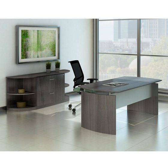 Safco Contemporary Executive Desk Suite 13793