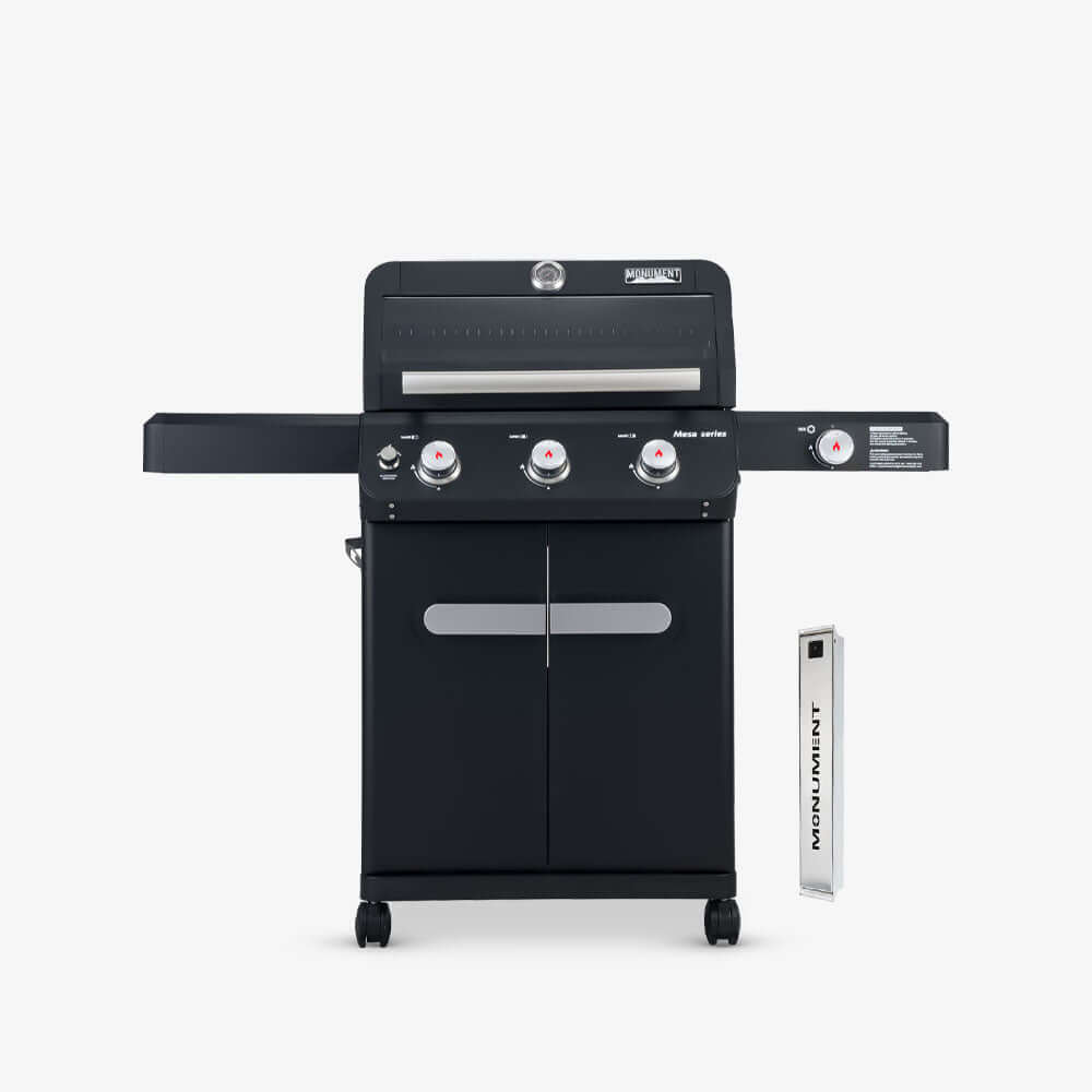 Monument Grills Mesa 325 Black Gas Grill 3 Burners Liquid Propane Gas