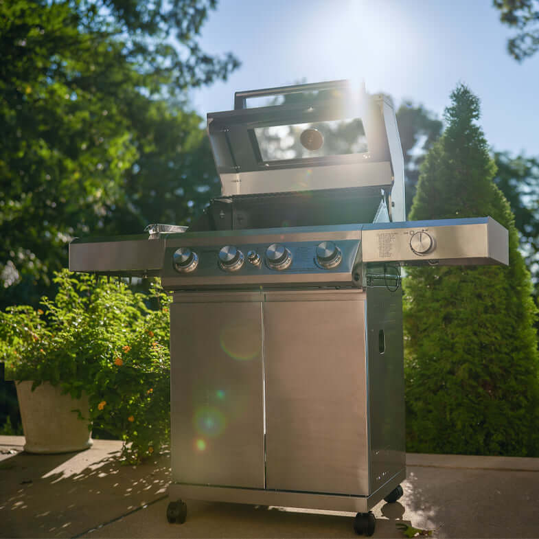 Monument Grills Mesa 400M Stainless Gas Grill 4 Burners Liquid Propane Gas