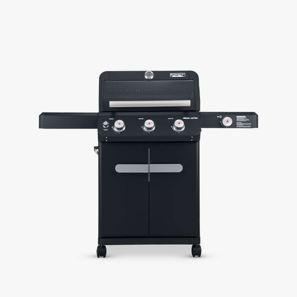 Monument Grills Mesa 325 Black Gas Grill 3 Burners Liquid Propane Gas