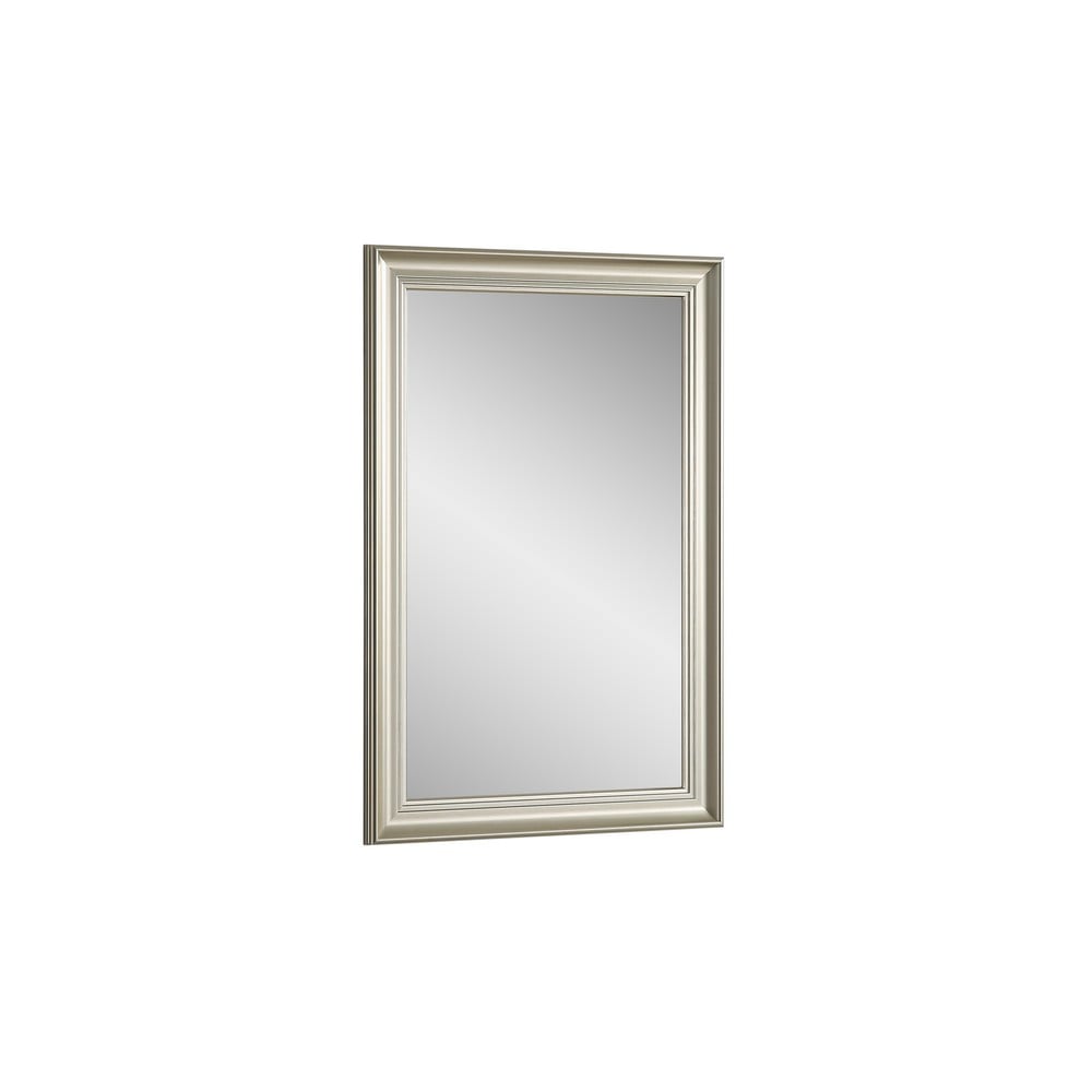 Design Element MIR-3624-SQ-CP Vera 24 x 36 Inch Rectangle Steel Wall Mount Bathroom Vanity Mirror