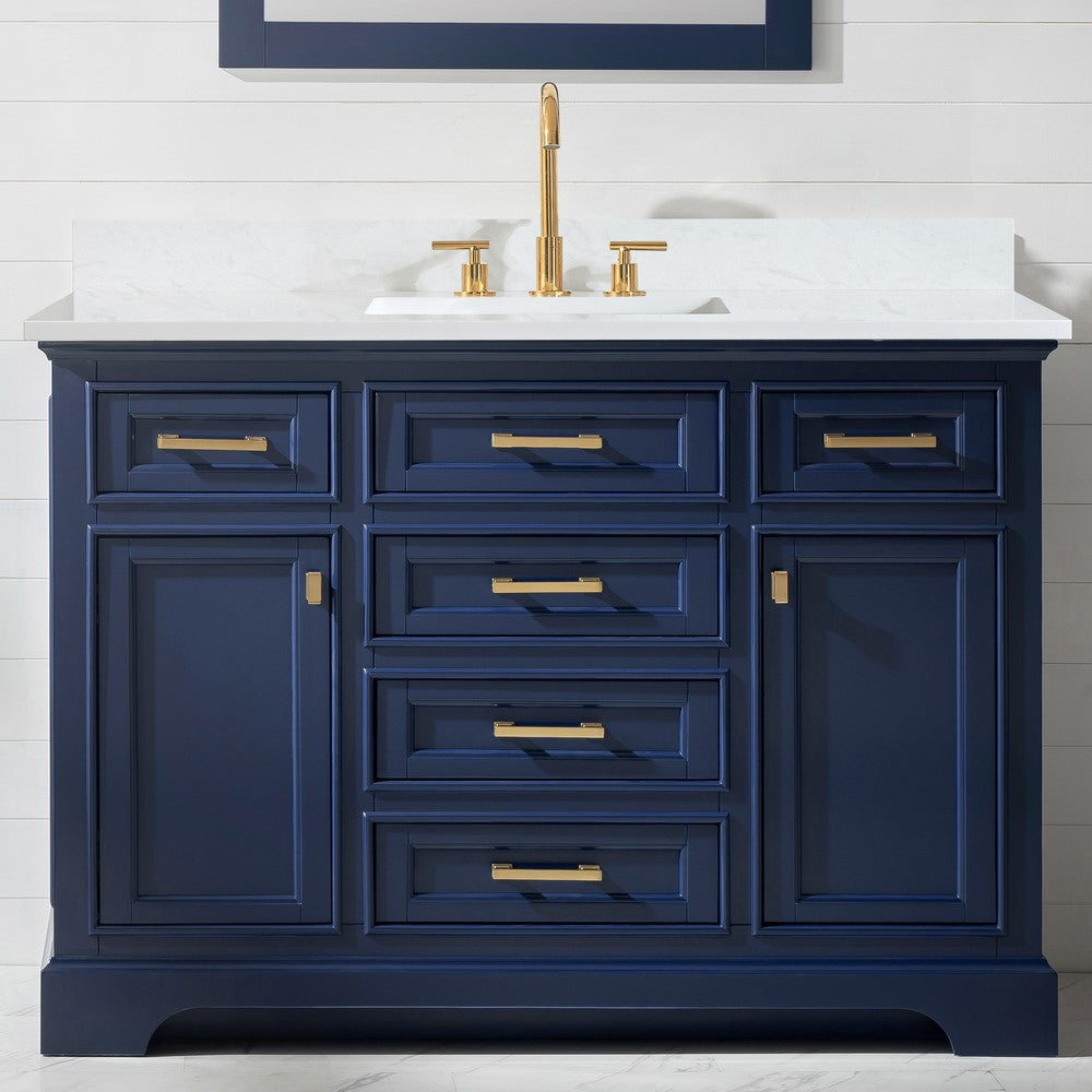 Design Element ML-48-BLU Milano 48 Inch Single Vanity