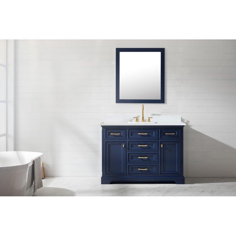 Design Element ML-48-BLU Milano 48 Inch Single Vanity