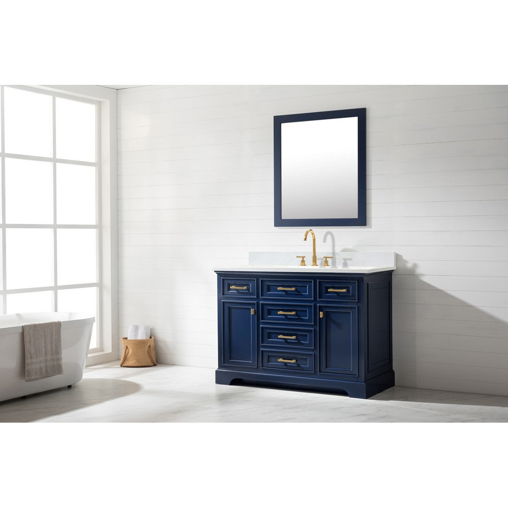 Design Element ML-48-BLU Milano 48 Inch Single Vanity