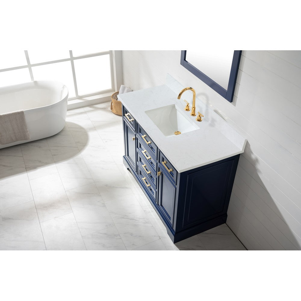 Design Element ML-48-BLU Milano 48 Inch Single Vanity