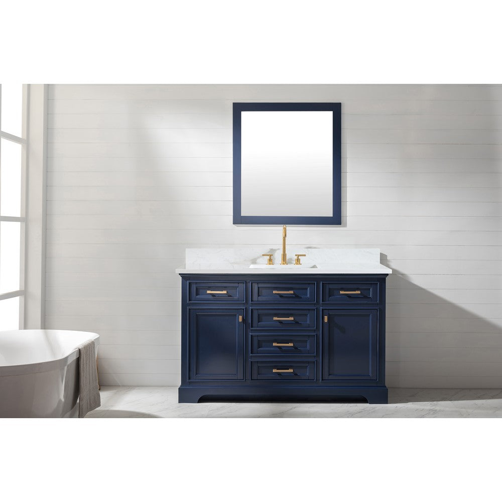 Design Element ML-54-BLU Milano 54 Inch Single Vanity