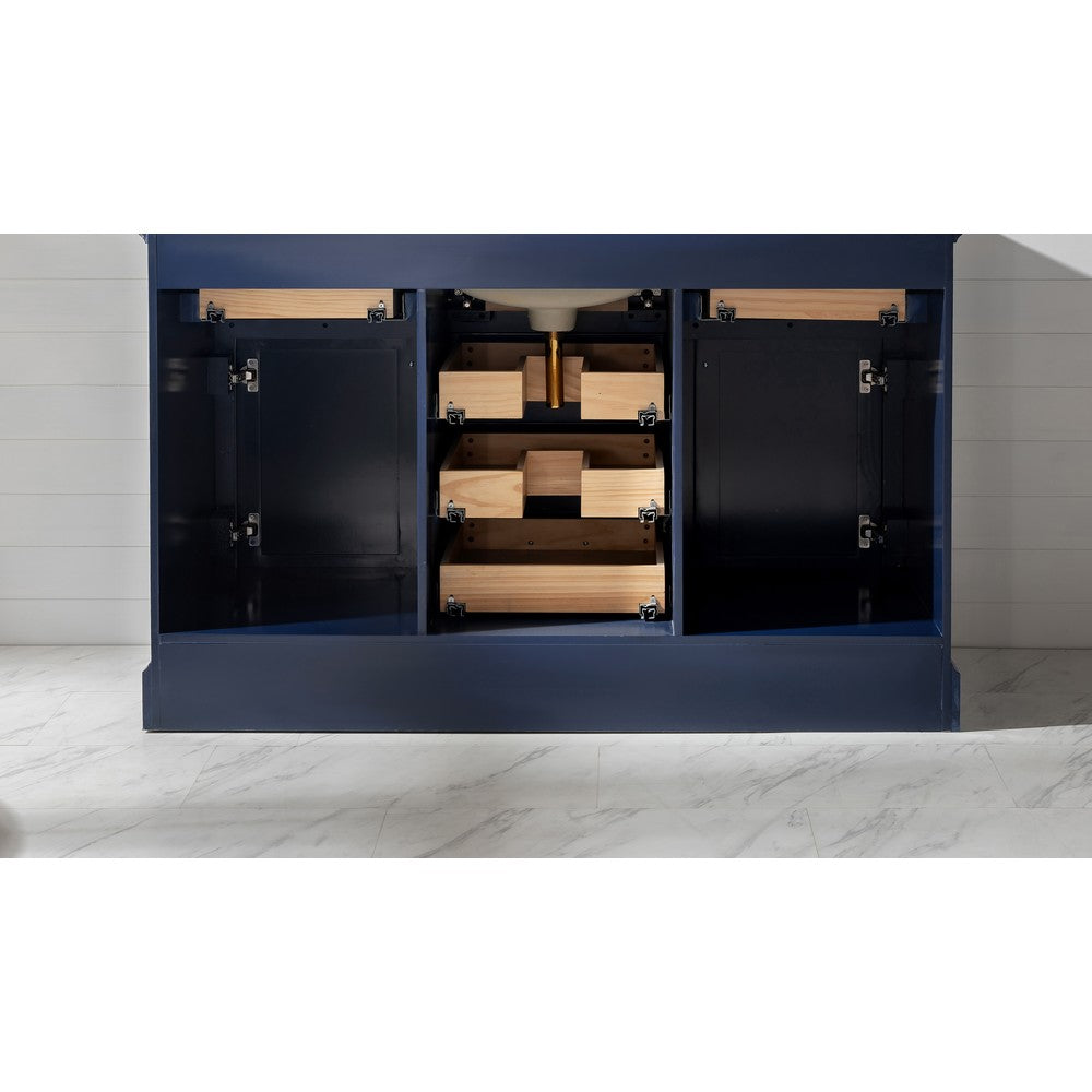 Design Element ML-54-BLU Milano 54 Inch Single Vanity