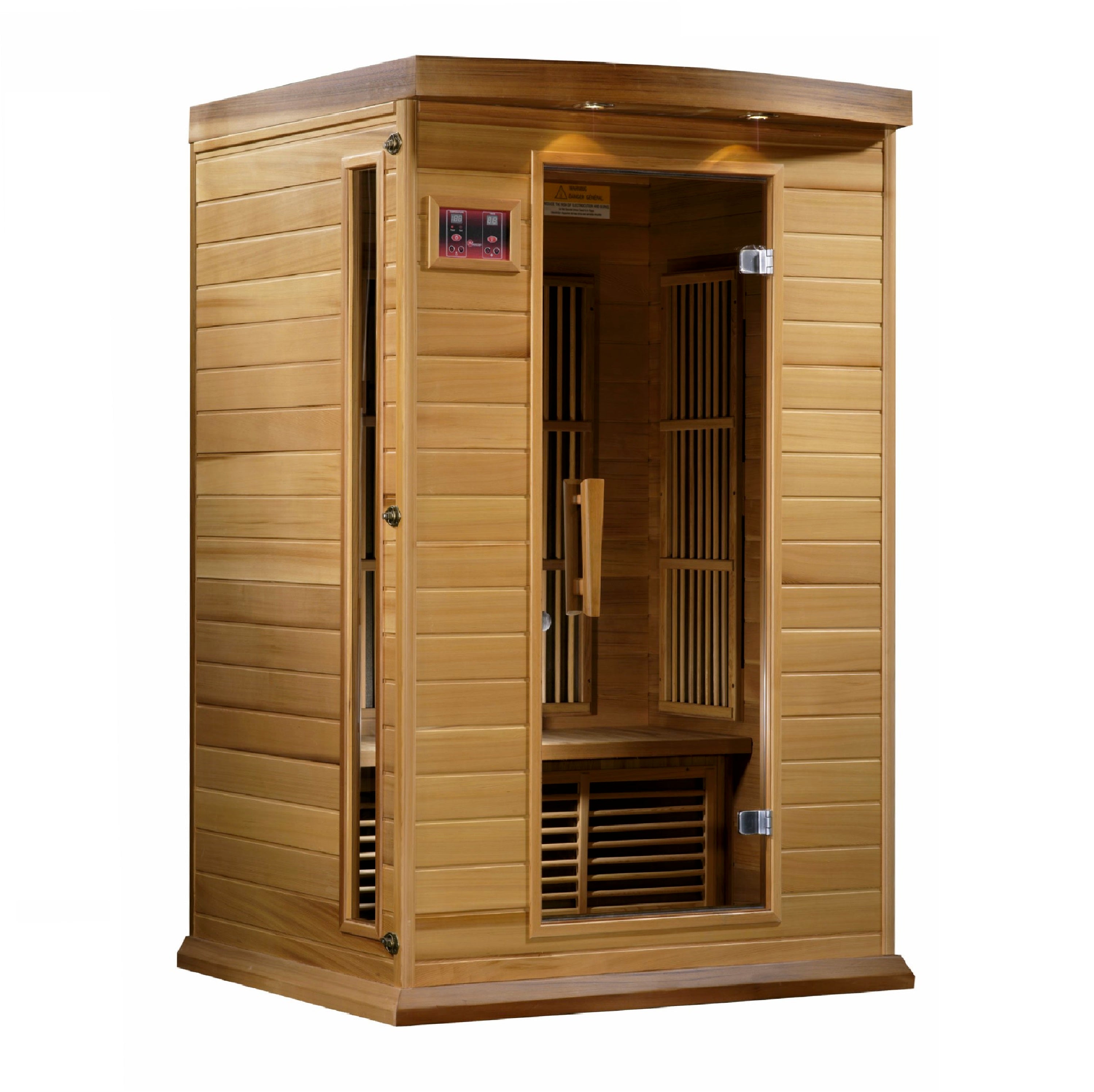 Golden Designs Maxxus "Cholet Edition" 2 Person Near Zero EMF FAR Infrared Sauna - Canadian Red Cedar