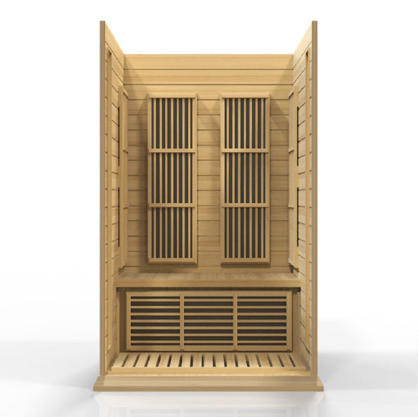 Golden Designs MX-K206-01 Maxxus Low EMF FAR Infrared Sauna Canadian Hemlock