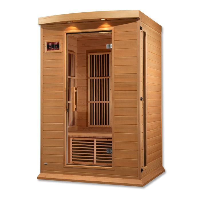 Golden Designs MX-K206-01 Maxxus Low EMF FAR Infrared Sauna Canadian Hemlock