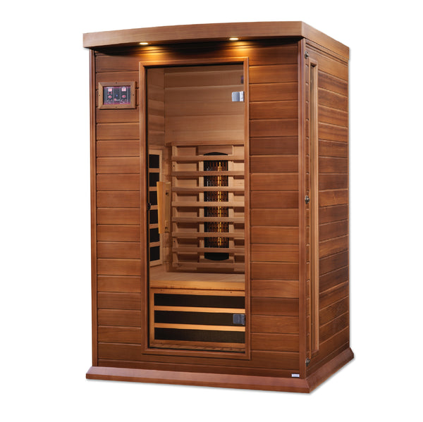 Golden Designs Maxxus 2 Person Full Spectrum Infrared Sauna - Canadian Red Cedar