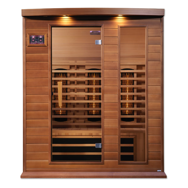 Golden Designs Maxxus 3 Person Full Spectrum Infrared Sauna - Canadian Red Cedar MX-M356-01-FS CED