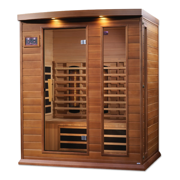 Golden Designs Maxxus 3 Person Full Spectrum Infrared Sauna - Canadian Red Cedar MX-M356-01-FS CED