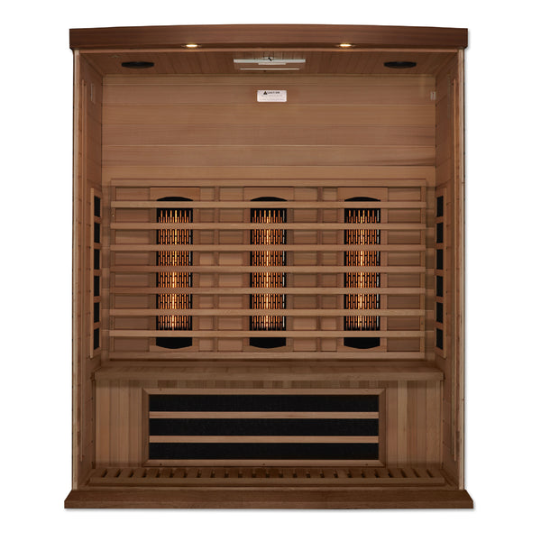 Golden Designs Maxxus 3 Person Full Spectrum Infrared Sauna - Canadian Red Cedar MX-M356-01-FS CED