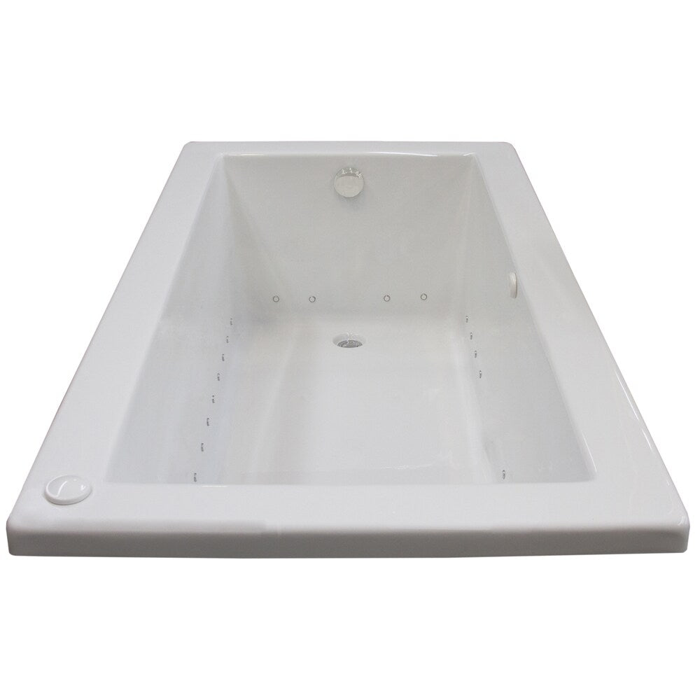 Atlantis Whirlpools Venetian 30 x 60 Rectangular Air Jetted Bathtub in White 3060VNAR