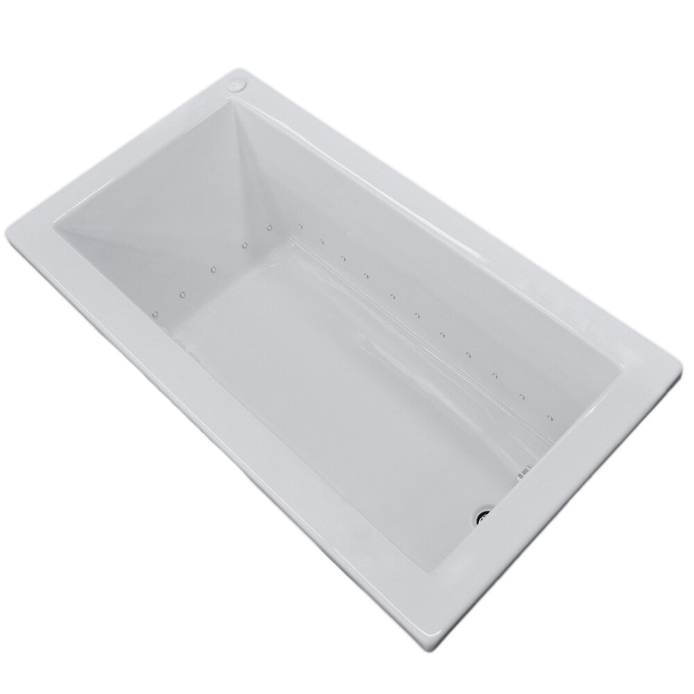 Atlantis Whirlpools Venetian 30 x 60 Rectangular Air Jetted Bathtub in White 3060VNAR