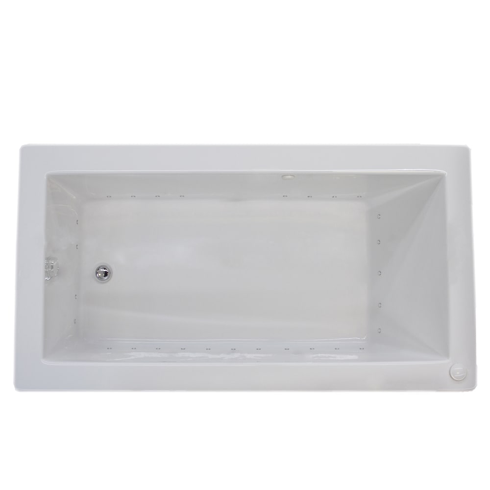 Atlantis Whirlpools Venetian 30 x 60 Rectangular Air Jetted Bathtub in White - 30x60 3060VNAL