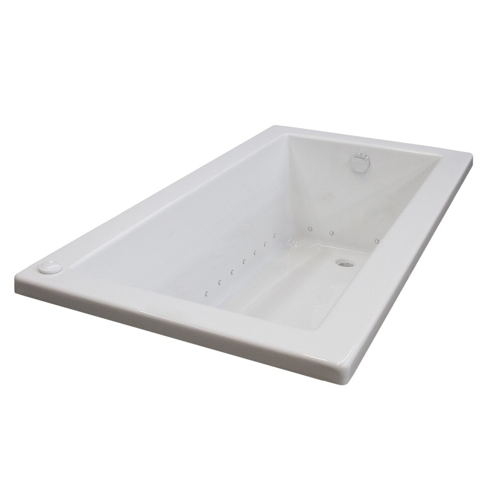 Atlantis Whirlpools Venetian 30 x 60 Rectangular Air Jetted Bathtub in White 3060VNAR