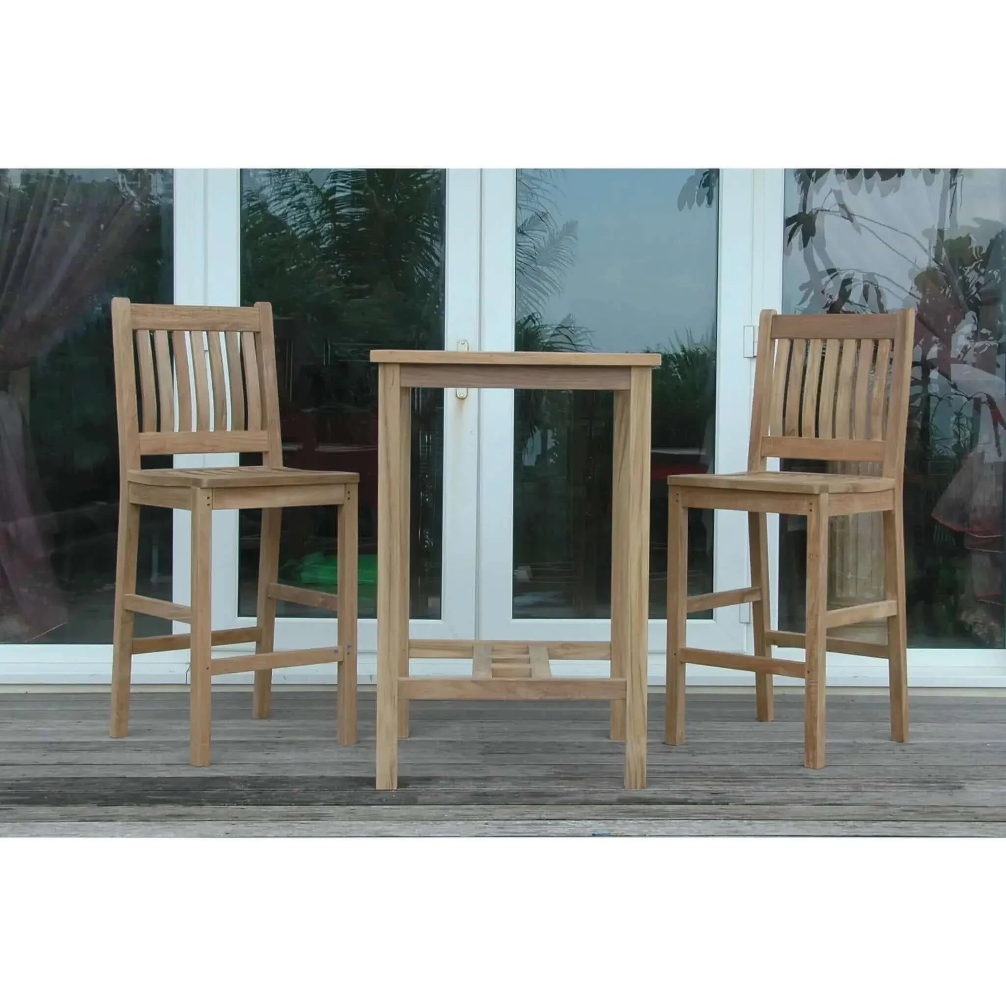 Anderson Teak Bahama Avalon 3-Pieces Square Bar Set-10