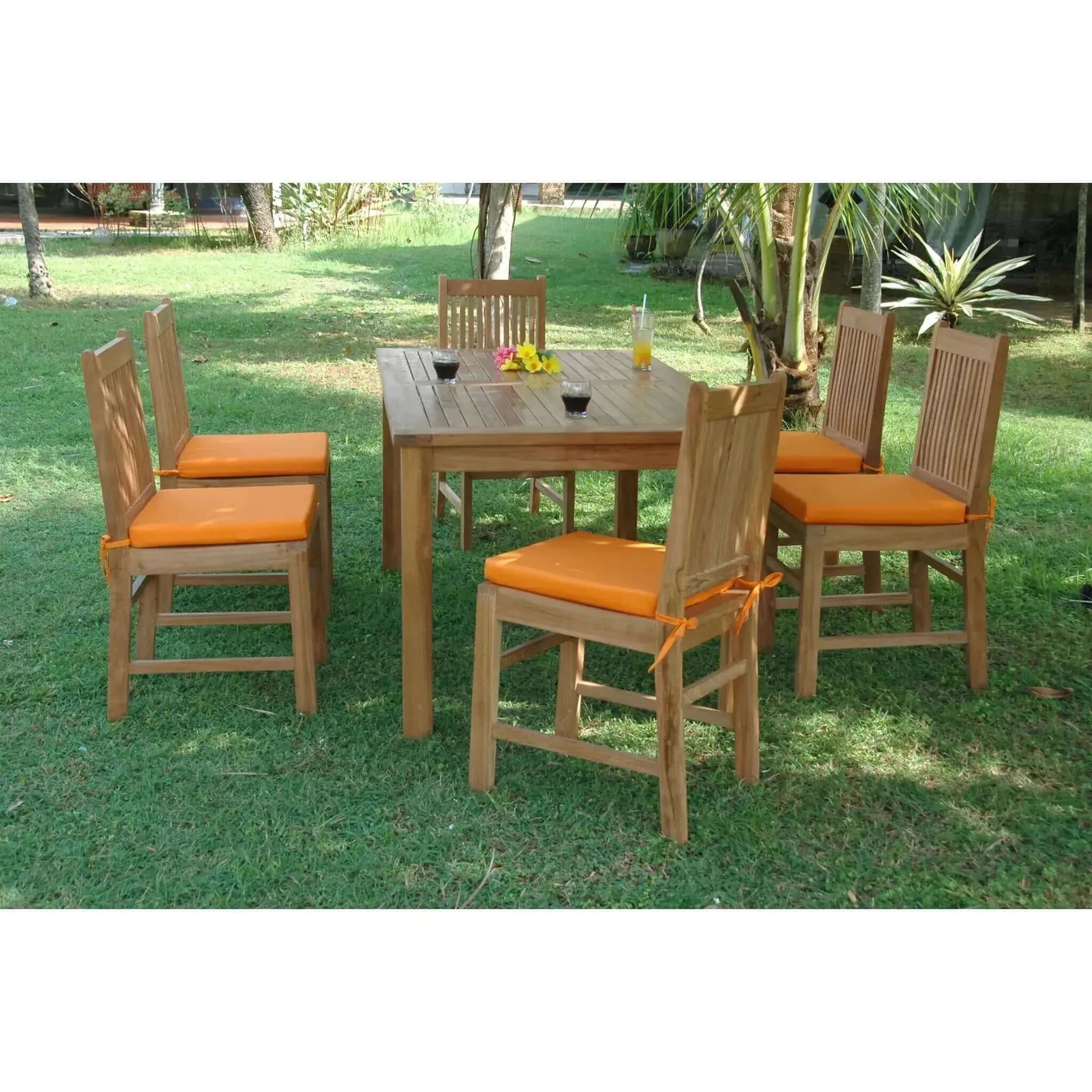 Anderson Teak Montage Saratoga 7-Pieces Dining SET-201