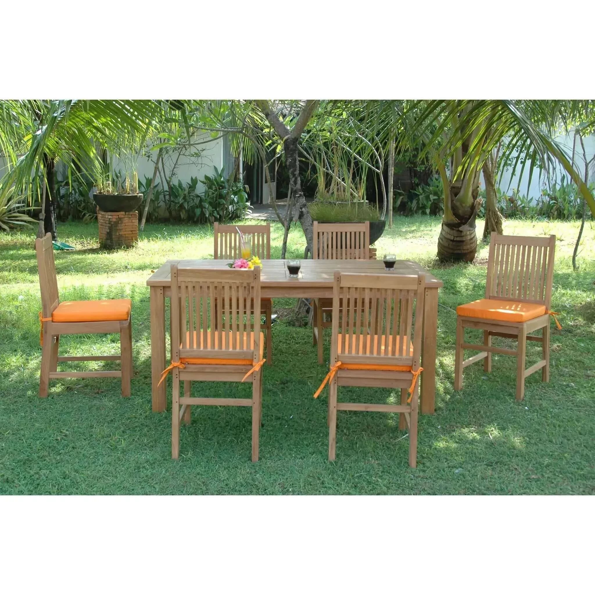 Anderson Teak Montage Saratoga 7-Pieces Dining SET-201