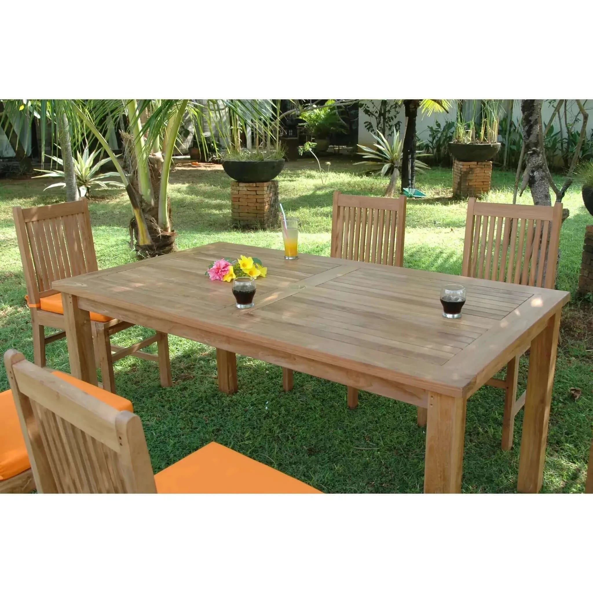 Anderson Teak Montage Saratoga 7-Pieces Dining SET-201