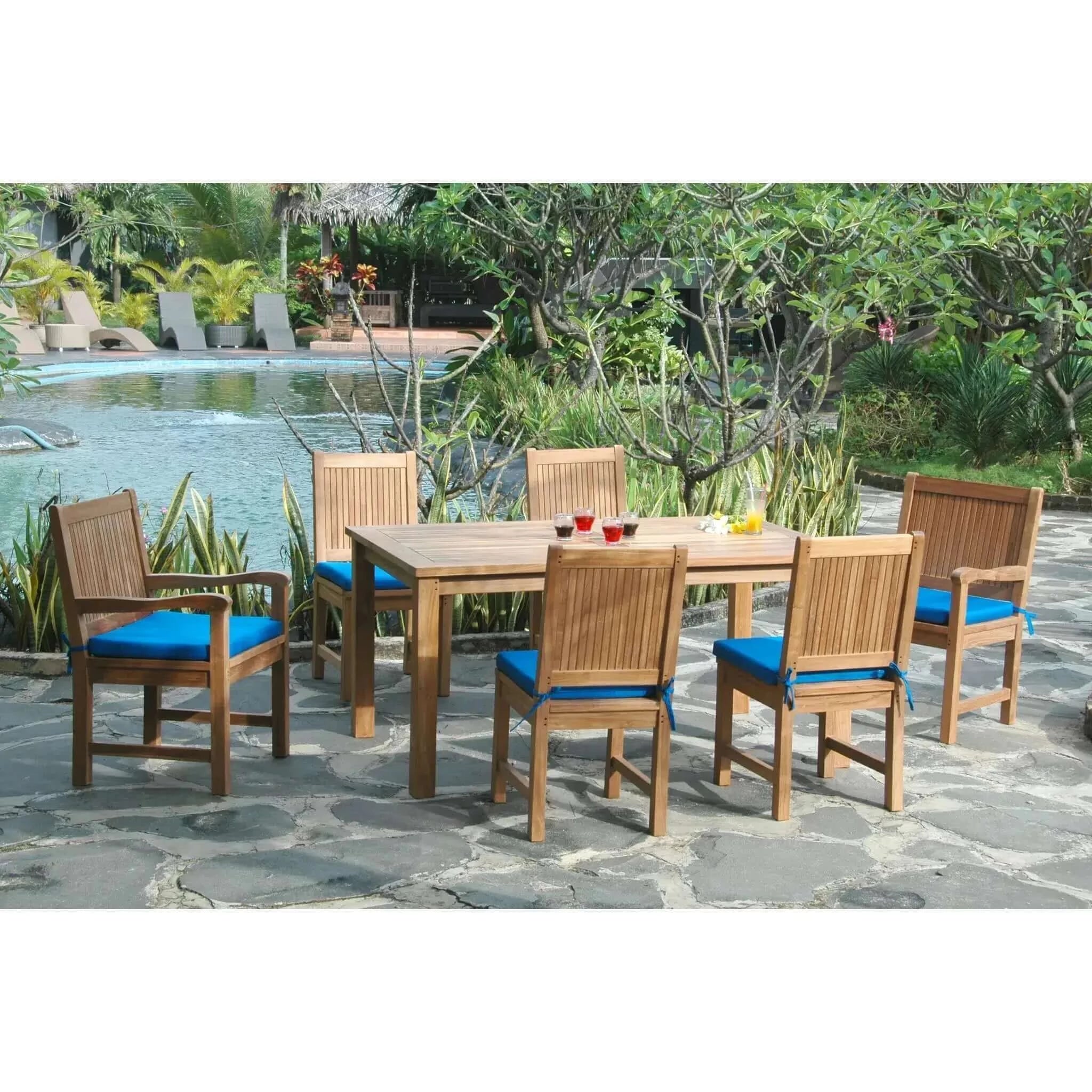 Anderson Teak Montage Chester 7-Pieces Dining SET-204