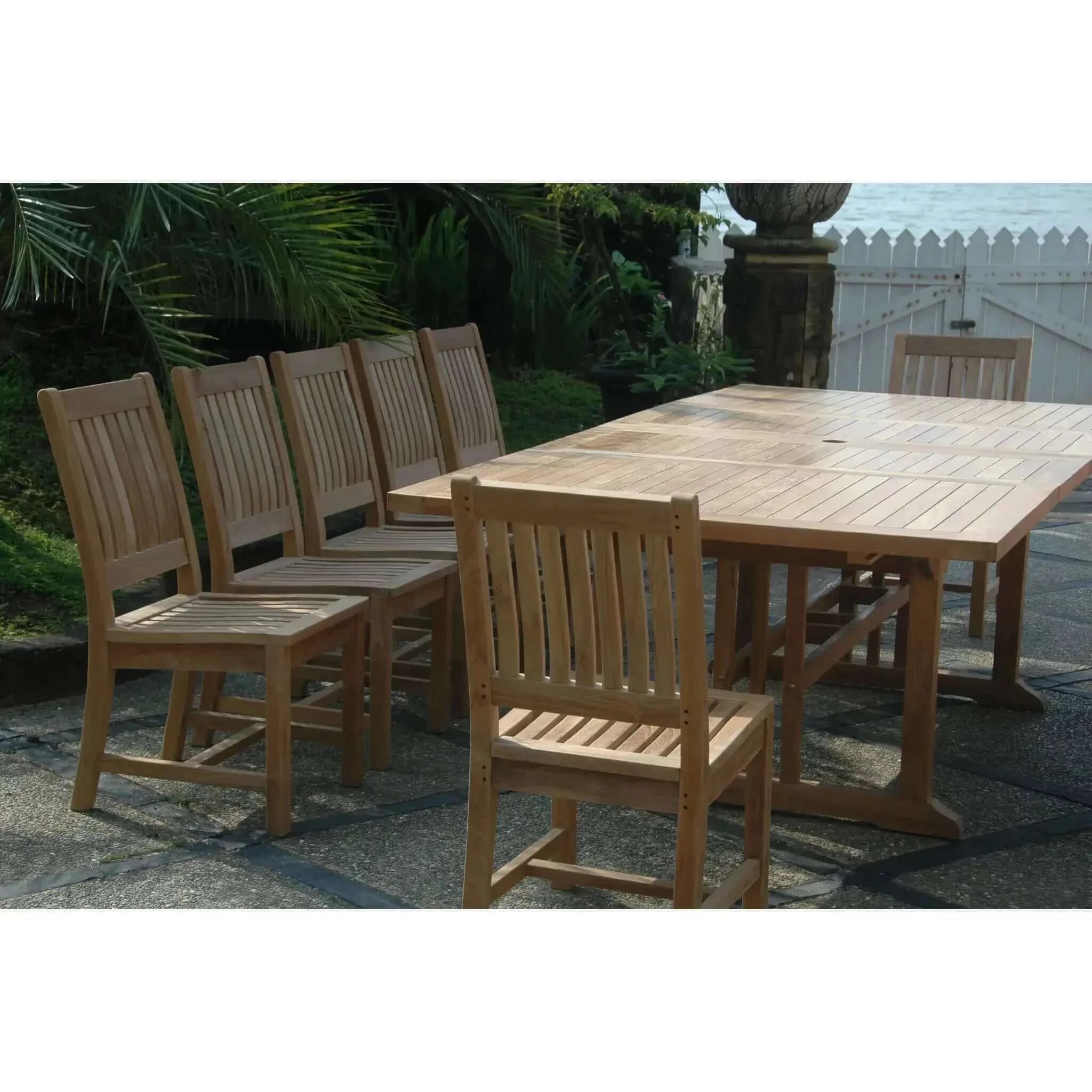 Anderson Teak Sahara Rialto 13-Pieces Rectangular Dining Set-08