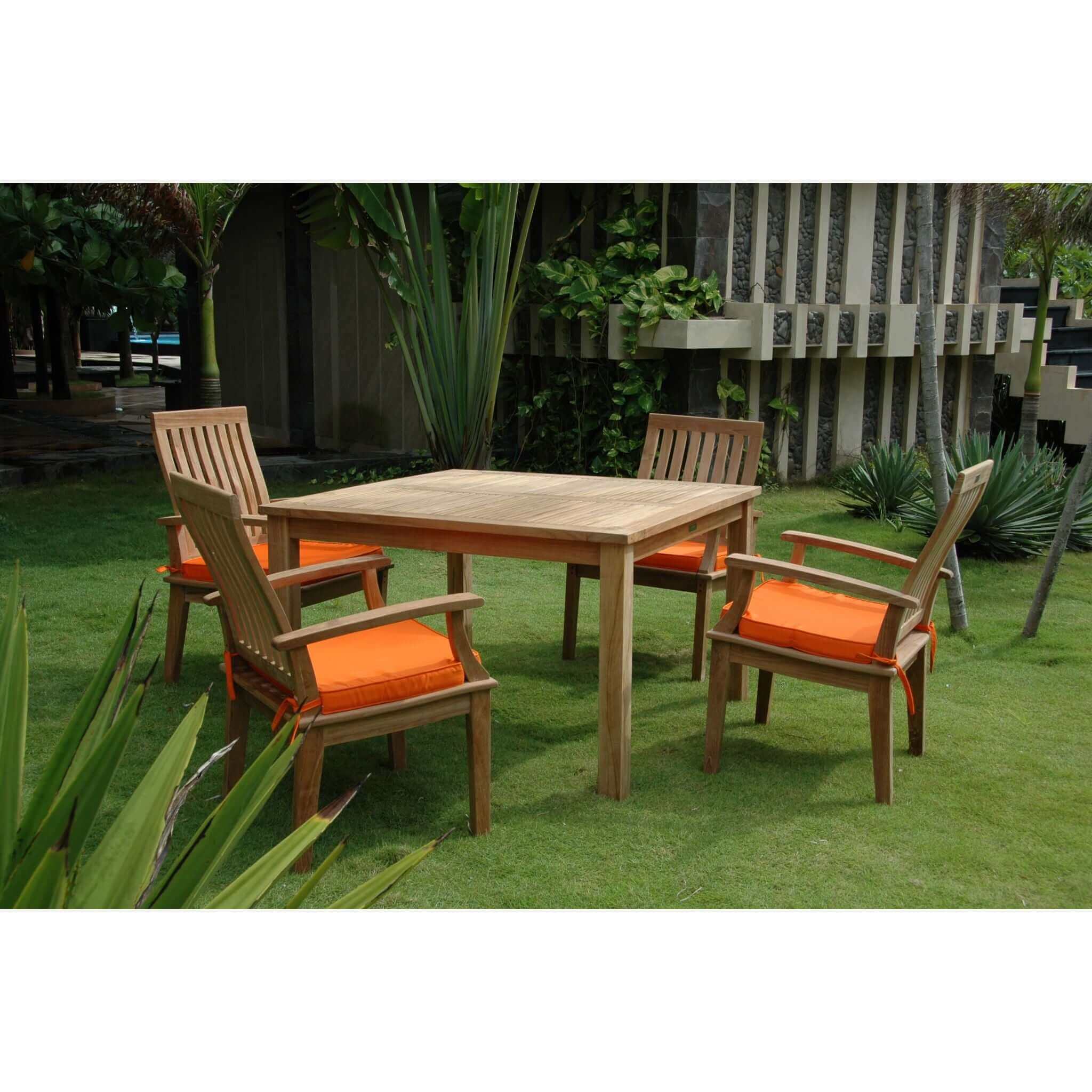 Anderson Teak Brianna Windsor 5-Pieces Dining Table Set-103